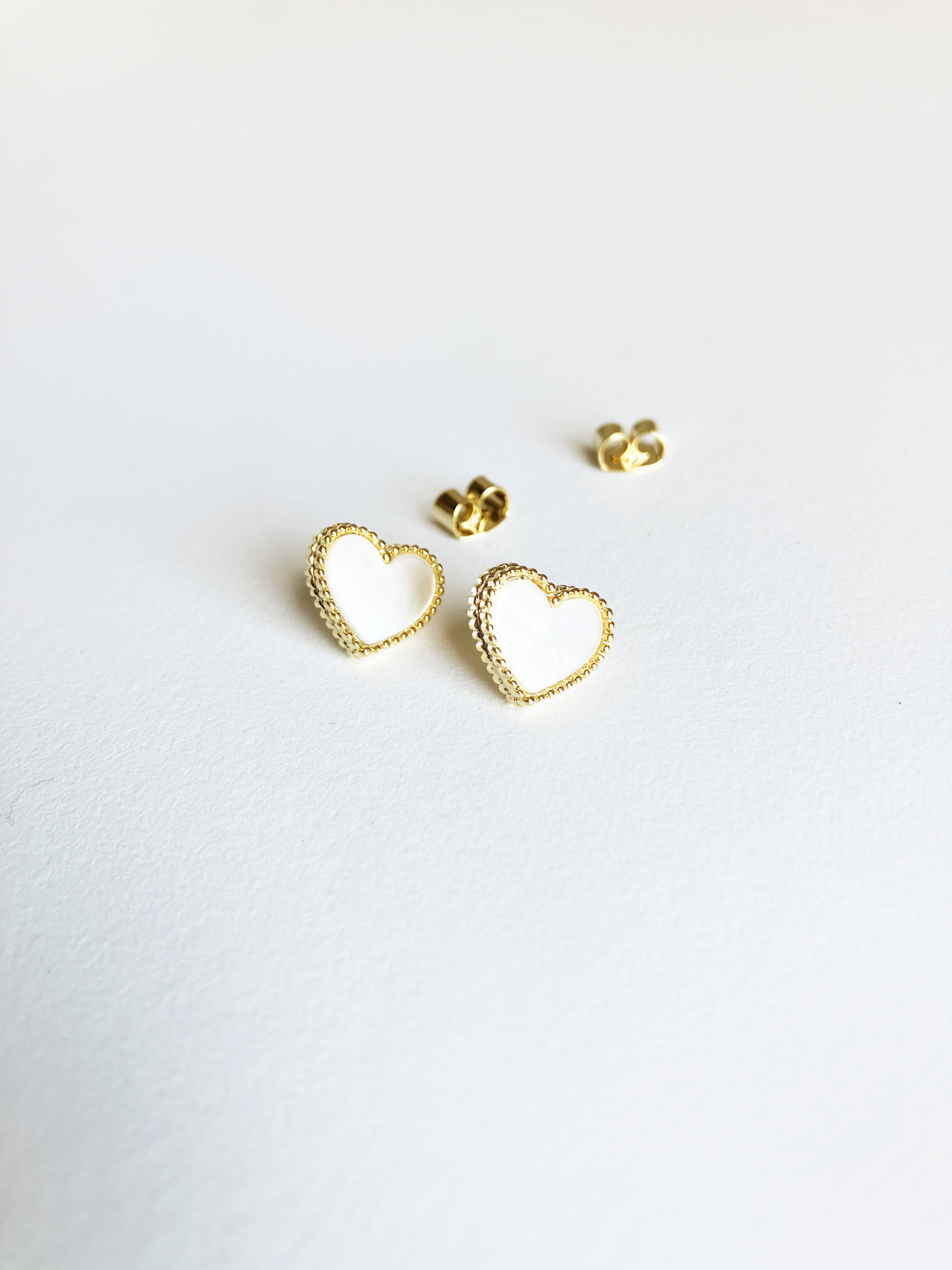Primary image for Mother of Pearl Darling Earrings in Gold