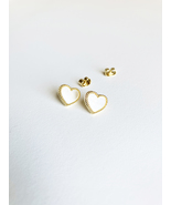 Mother of Pearl Darling Earrings in Gold - £27.37 GBP
