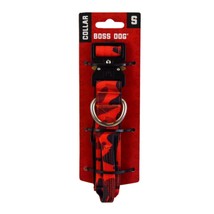 Boss Dog Tactical Adjustable Dog Collar Red Camo, 1ea/Small, 13-16 in - £45.85 GBP