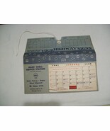 Vintage 1965 Shell Gas Station Service Reminder Oil Change Chart Visor C... - $19.79