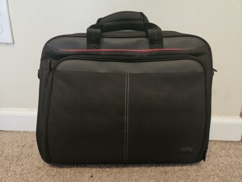 Targus AC0063 Laptop Messenger Bag Adjustable Soft Briefcase 3 Pocket - $19.99