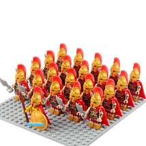 Medieval Knights Spartan Woman Warriors Army Lego Moc Minifigures Toys Set 21Pcs - £24.82 GBP