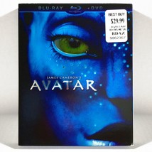 Avatar (Blu-ray/DVD, 2009, Widescreen) Like New w/Slipcover !     Zoe Saldana - £6.76 GBP