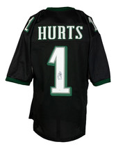 Jalen Hurts Unterzeichnet Eigener Schwarz Pro Stil Football Trikot JSA - £208.56 GBP