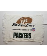 NFL Green Bay Packers 11&quot; x 17&quot; Miller Time Sponsor Towel - £10.27 GBP