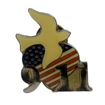 NYC 9/11 New York City American Flag Enamel Lapel Hat Pin Pinback - £4.78 GBP