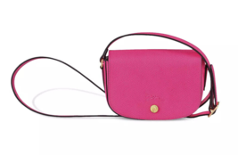 Longchamp XSmall Épure Epure Leather Crossbody Saddle Bag ~NWT~ Fuchsia - £195.86 GBP