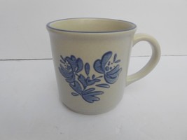 5 Pfaltzgraff Yorktowne Blue Flower 10 Oz Coffee Mug Tea Cup #289 Usa - £31.38 GBP