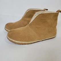 Minnetonka Bootie Womens 7 Suede Slipper Tucson Pile-Lined Indoor Outdoo... - $22.76