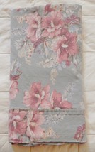 Ralph Lauren Shetland Manor King Flat Sheet Floral On Sage Green French Country - $188.86
