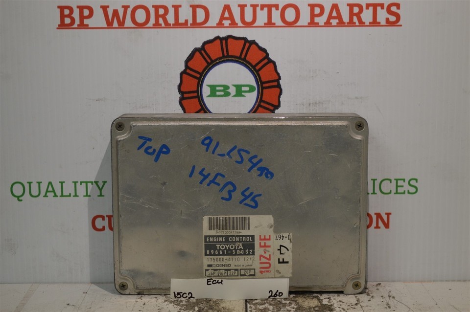 8966150032 Lexus LS400 1990-1992 Engine Control Unit ECU Module 260-15C2 - $77.61