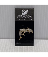 Swarovski Dolphin Tac Pin Pave Crystals - $34.95