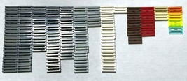 Lot of 80+ LEGO Parts Tile 1 x 2 Grille #2412 - $3.99