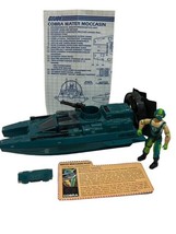 Water Moccasin Gi Joe Hasbro ARAH Vtg Figure Toy Vehicle COMPLETE 1984 P... - $247.50