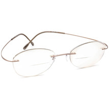 Silhouette Eyeglasses 5515 70 8540 Titan Sand Brown Rimless Austria 49[]19 140 - £137.53 GBP