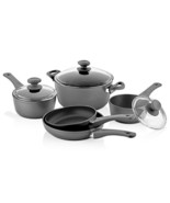 Saflon Titanium Nonstick 8-Piece Cookware Set 4mm Forged Aluminum with P... - £140.05 GBP