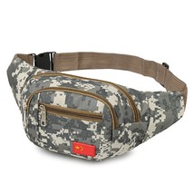New Camouflage Tactics Waist Bag Outdoor Sports Large Capacity Men Waist Packs M - £52.52 GBP