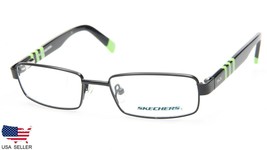 New Skechers Boy&#39;s Sk 1068 Blkgrn Black /GREEN Eyeglasses Frame 46-16-130 B25mm - £35.22 GBP