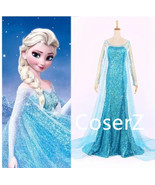 Custom-made Elsa Dress Cosplay Costume - £103.11 GBP