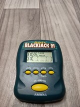 Radica 1997 Pocket Blackjack 21 Electronic Handheld Game. Tested. Pre-Owned - £10.96 GBP