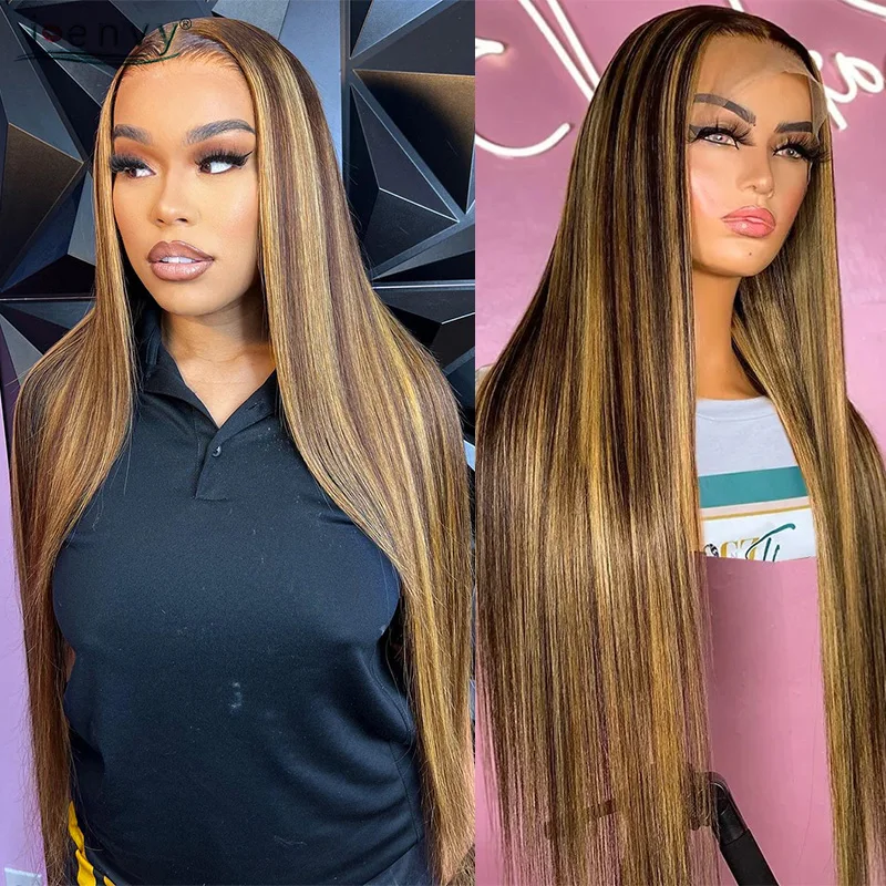 13X4 Hd Lace Frontal Wig For Women Straight Remy Lace Front Wigs Ginger ... - £101.51 GBP+