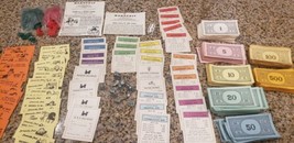 Vtg. Monopoly Board Game 1961 Parker Bros. Real Estate Trading * Replace... - £11.76 GBP