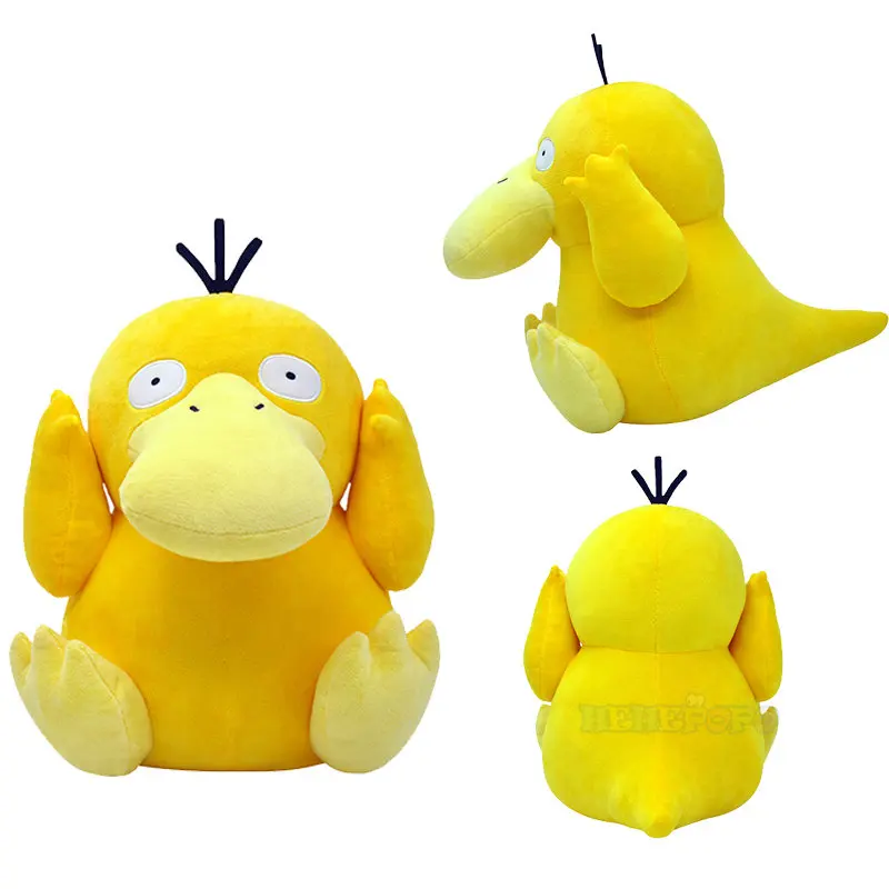 Duck soft Toy Psyduck Pokemon Plush Doll Animal Stuffed Toys for Children Eevee - £17.56 GBP