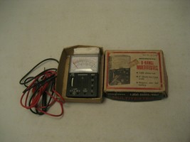 Micronta 8-Range Multitester Radio Shack Tandy 22-027U In Original Box Vtg WORKS - $14.84