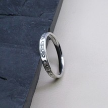 Schöne Indischer Stil 925 Massiv Echtes Silber Band Unisex Ring - £14.92 GBP