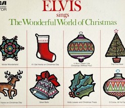 Elvis Presley Sings The Wonderful World of Christmas Vinyl Record 1970s RCA VRC3 - £30.69 GBP