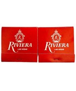 Riviera Hotel And Casino Las Vegas Vintage Matchbooks Unstruck Lot Of 2 E77 - $565.67 MXN