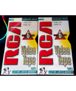 nos vhs tape RCA T-120H Video Tape cassette NEW 2 pack VHS Hi-Fi Stereo ... - £4.64 GBP