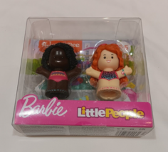 Fisher Price BARBIE Little People Swimmer Figure Set 2  Doll Pack  NEW/S... - £4.64 GBP