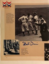  Monte Irwin Autographed Signed 1991 Kellogg’s Magazine Page 1954 N.Y. Giants - $24.99