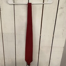 BROOKS BROTHERS Red SILK Men&#39;s Neck Tie W: 3 3/4&quot; BY L: 59&quot; MADE IN USA - £11.21 GBP