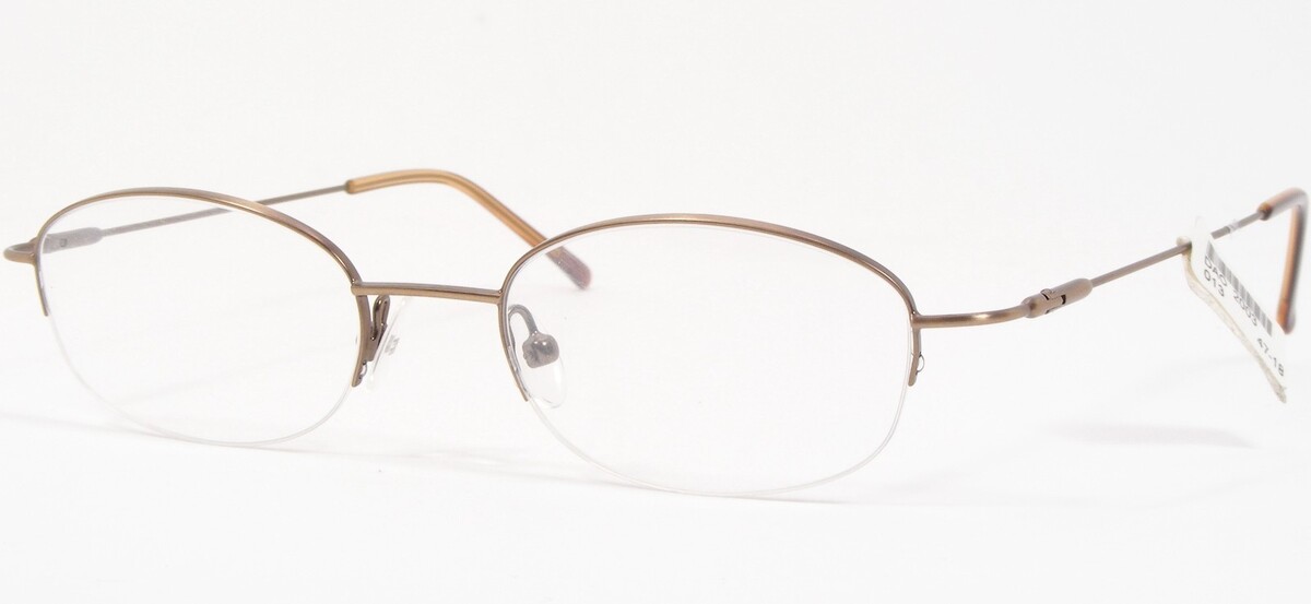 Occhiali Vintage Zwei 2003-013 Bronzo Chiaro UNICO RARO 47-18-135mm - $46.52