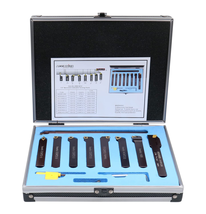 Industrial Tools 1/2&quot; 9 Pieces/Set, Indexable Carbide Turning Tools and ... - $370.84