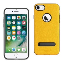 [Pack Of 2] Reiko I Phone 7/8/SE2 Denim Texture Tpu Protector Cover In Yellow - £21.83 GBP