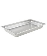 Winco SPJL-102 Stainless Steel 24 Gauge Full Size 2-1/2 Deep Steam Table... - $33.33 CAD