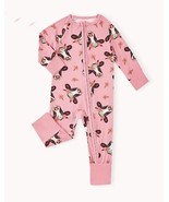 NEW Baby Girls Cow Bamboo Long Sleeve Romper Jumpsuit Pajamas Sleeper - $266.32 MXN