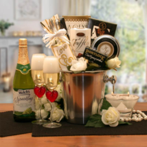 Romantic Evening for Two Gift Basket - Perfect Wedding or Honeymoon Gift Set - £61.50 GBP