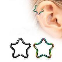 PVD Plated Star Shaped Cartilage Earring - £7.15 GBP+