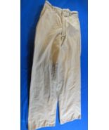 USAF AIR FORCE 1951 KOREAN WAR COTTON SAFARI PANTS MANS TAN TROPICAL 28X28 - $38.69