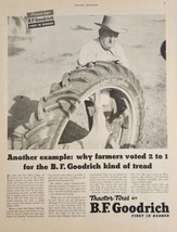 1948 Print Ad BF Goodrich Tractor Tires Casey Abbott Farm Salt River Valley,AZ - £17.08 GBP