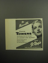 1957 Hotel St. Regis Advertisement - The Maisonette Connie Towers - £14.76 GBP
