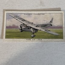 Ford Air Liner John Player &amp; Sons Vintage Cigarette Card #33 - £2.28 GBP