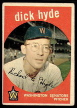1959 Topps #498 Dick Hyde VGEX-B111R4 - £15.58 GBP