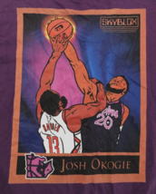 JOSH OKOGIE JAMES HARDEN Skyblox Purple Basketball Long Sleeve T-Shirt L - £9.26 GBP