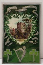 Blarney Castle &quot;Erin Go Bragh&quot; c1910 Postcard B7 - £4.78 GBP