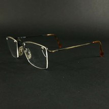 Vintage Poul Stig PRINCE Eyeglasses Frames Rustic Gray Gold Half Rim 51-17-135 - £36.77 GBP